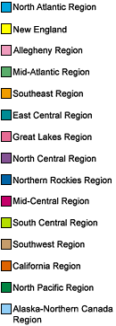 Region Map Key