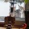 Pileated woodpecker at window feeder